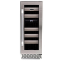 Whynter Seamless Stainless Steel Door Dual Zone Built-in Wine Refrigerator BWR-171DS